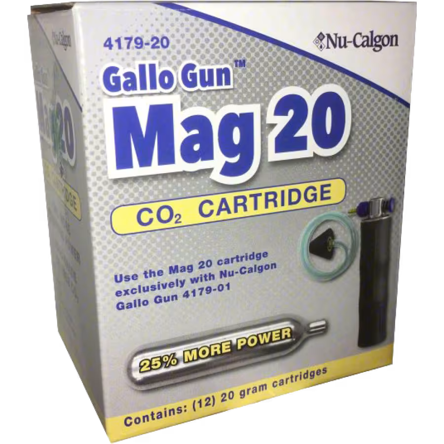 4179-20 Nu-Calgon CO2 Cartridges