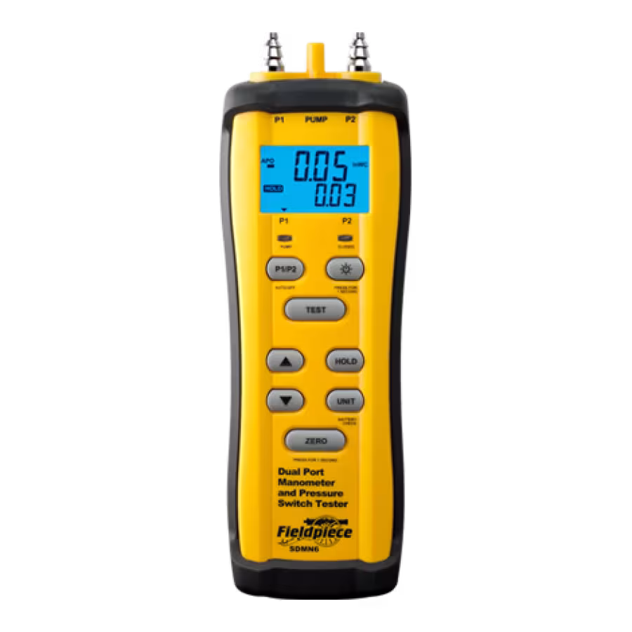 SDMN6 Fieldpiece Dual Port Manometer