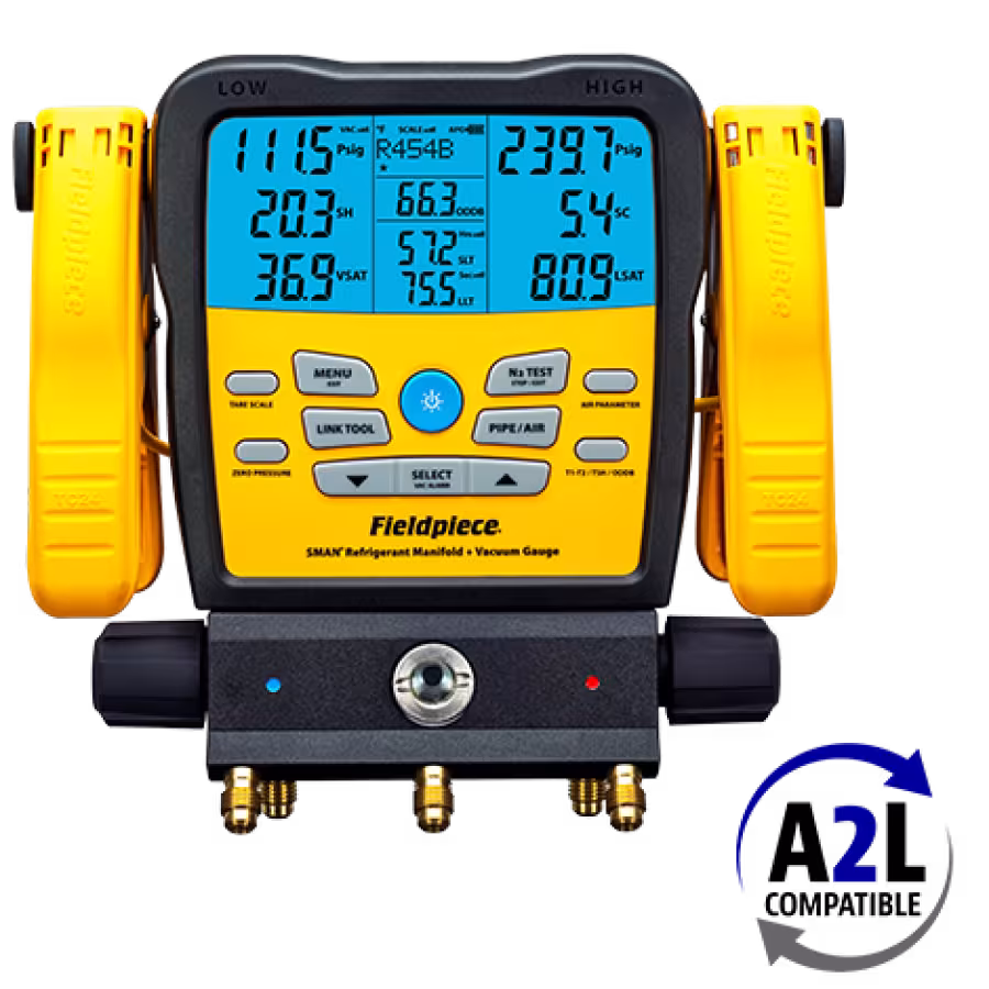 SM382V Fieldpiece Wireless 3 Port Manifold - A2L Compatible