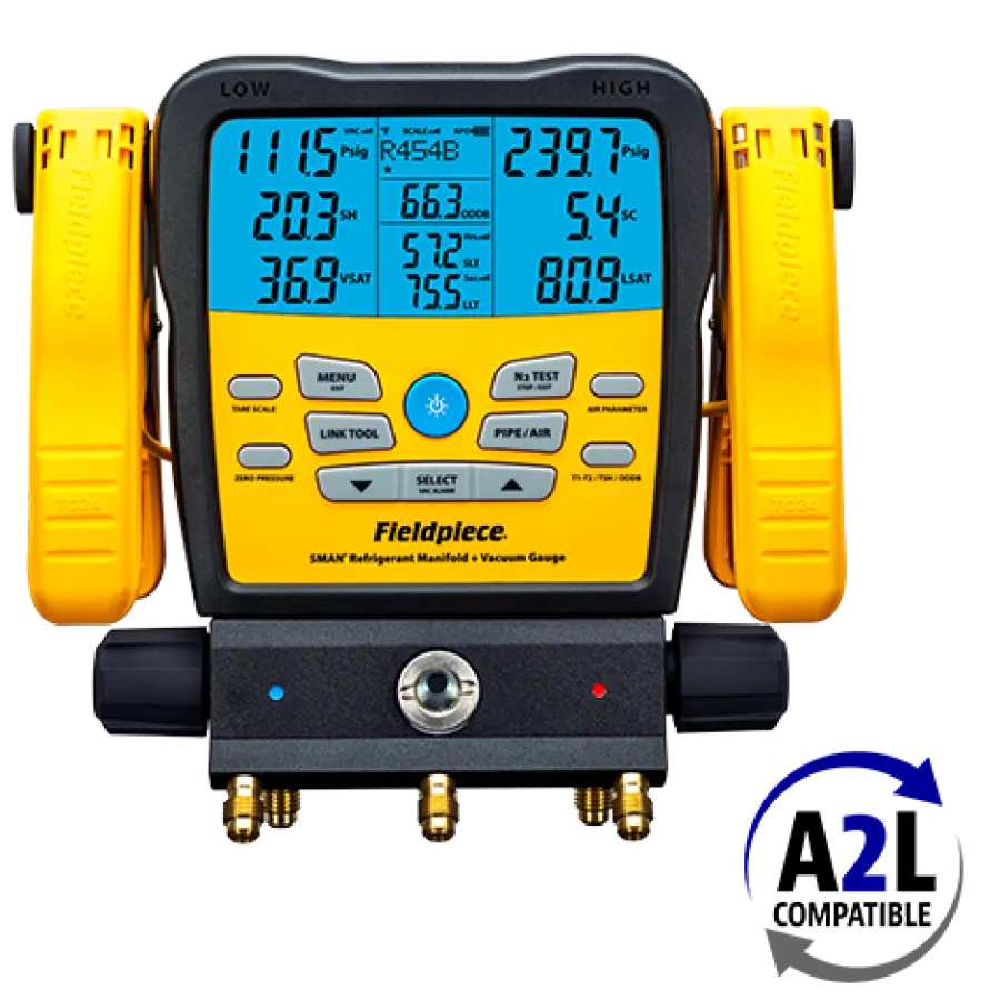 SM382V Fieldpiece Wireless 3 Port Manifold - A2L Compatible
