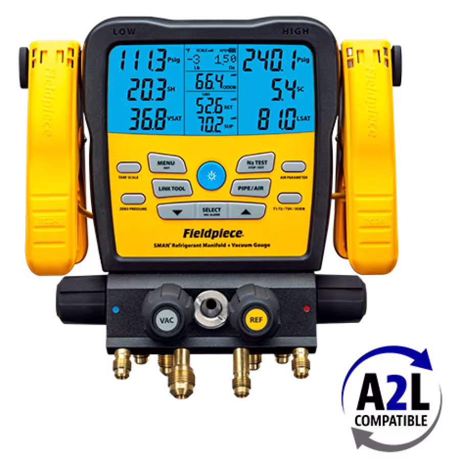 SM482V Fieldpiece Wireless 4 Port Manifold - A2L Compatible