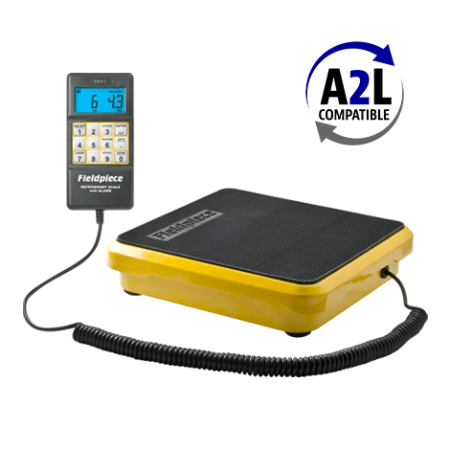 SRS1 Fieldpiece 110 lb Wired Scale - A2L Compatible