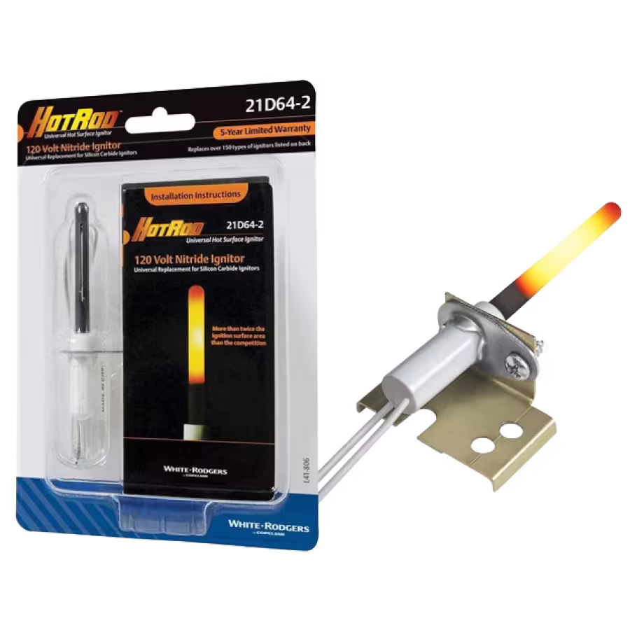21D64-2 and 21D64-5PK White Rodgers Hot Surface Ignitors